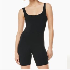 Aritzia color black Contour Squareneck Romper